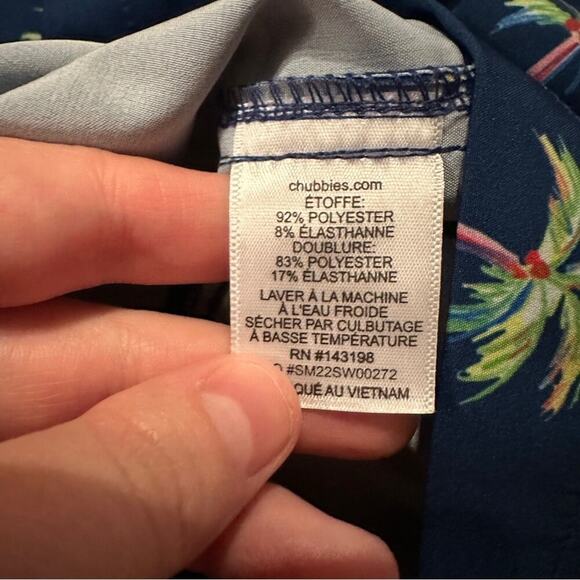 Chubbies Men's The Tree Myself‎ and I's 4" Inseam Swim Trunks Sz M - Picture 8 of 10